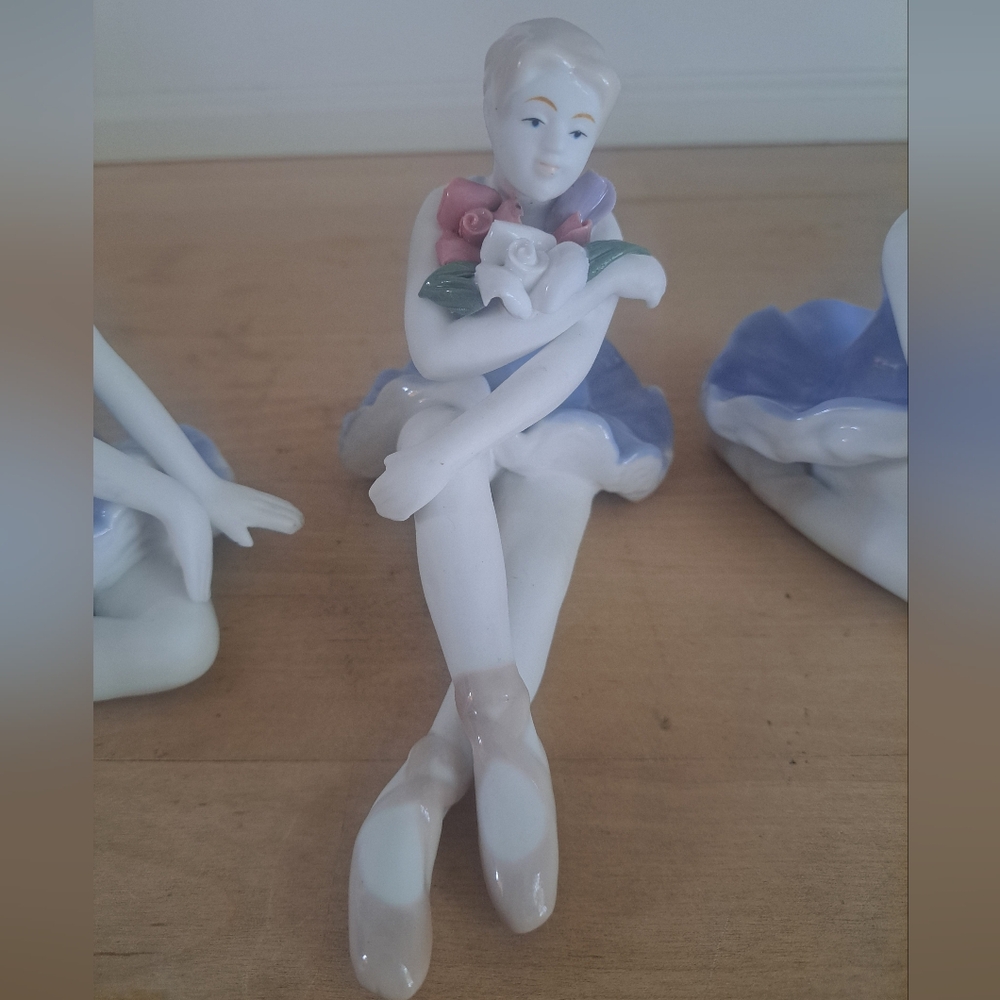 Kalique 2000 Fine Porcelain Ballerina Figurines – Set of 3 - Picture 3 of 6